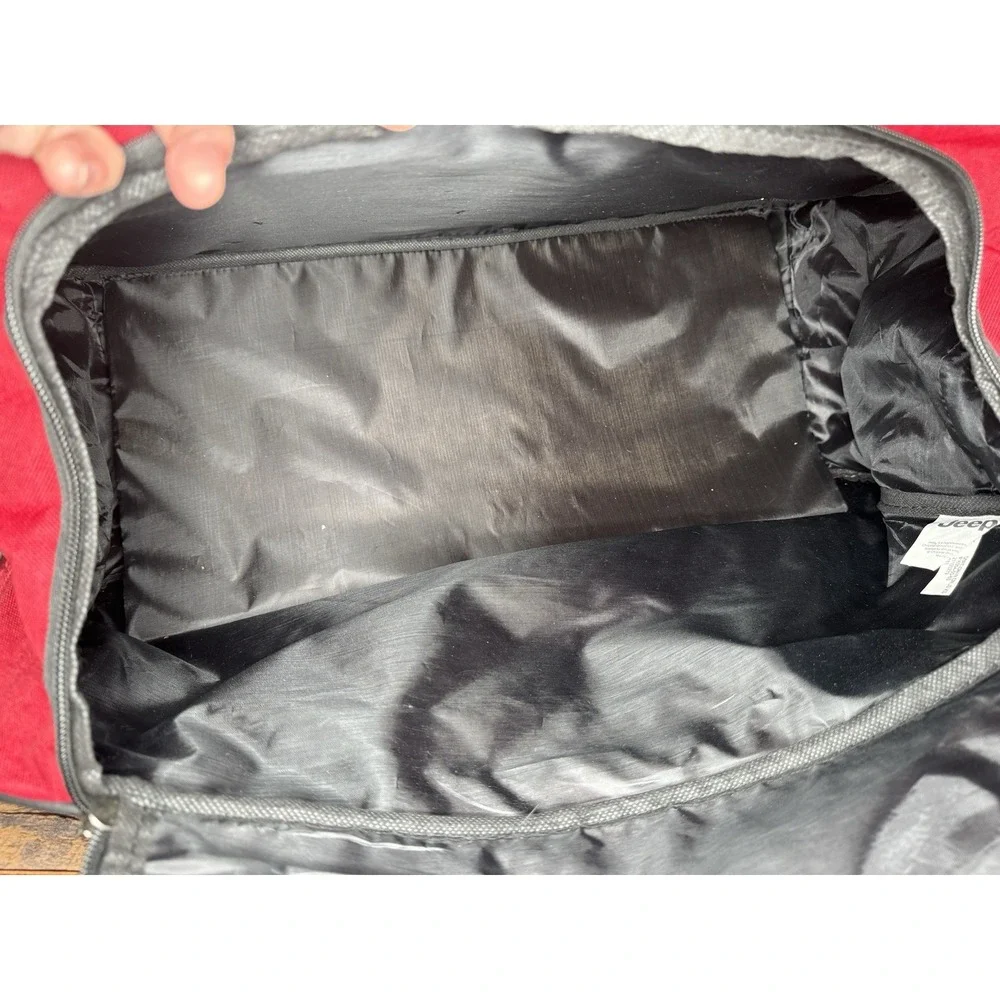 Jeep Duffle Bag Red Luggage Travel Carry Bag  22